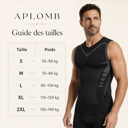 APLOMB™ | Débardeur de compression pectorale