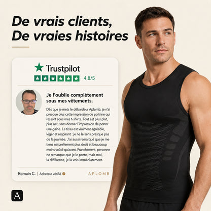 APLOMB™ | Débardeur de compression pectorale