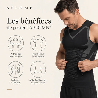 APLOMB™ | Débardeur de compression pectorale